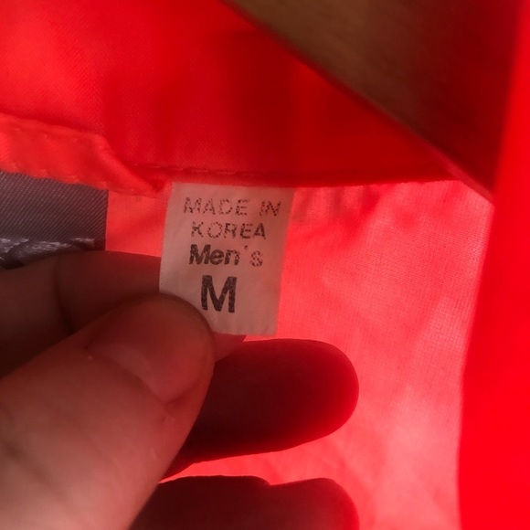 OCEAN PACIFIC Vintage Nylon Neon Windbreaker Jacket, Eco-Logic - Picture 7 of 9